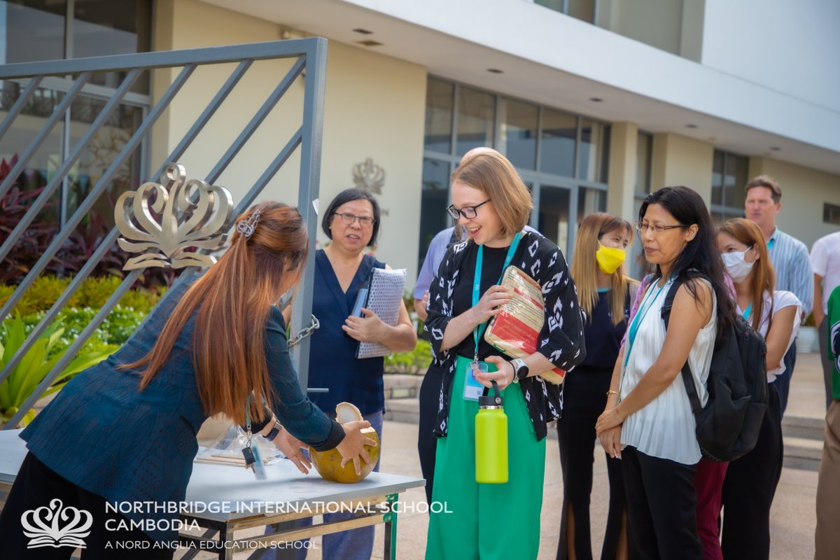 northbridgecam's tweet image. On Monday morning before school started, our staff were treated to a fresh coconut - the perfect way to start off a new week! 🥥😋