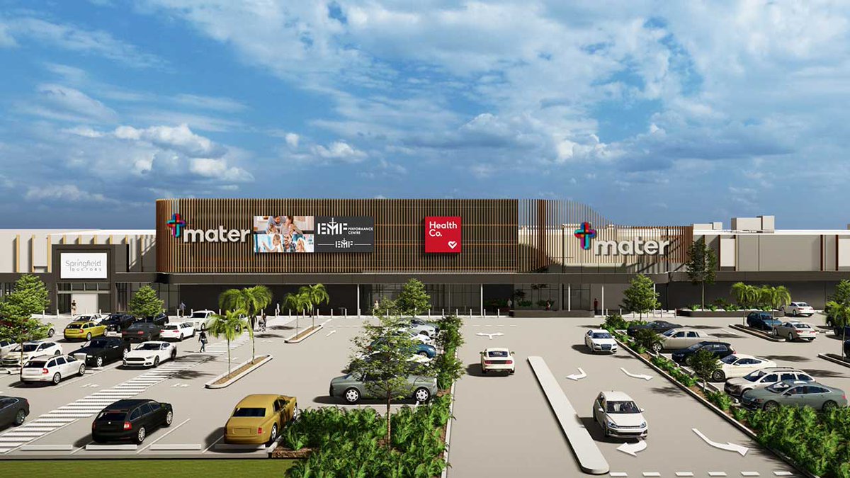 AusPropJournal's tweet photo. VISIONS for the future of Springfield Health Hub have been locked in after HealthCo Healthcare and Wellness (HCW) announced their strategic partnership with Mater. #areits #socialinfrastructure #healthcarerealestate #healthcareproperty #LifeSciences
https://t.co/Ju4BLNZQIh https://t.co/j8emwzlxhu