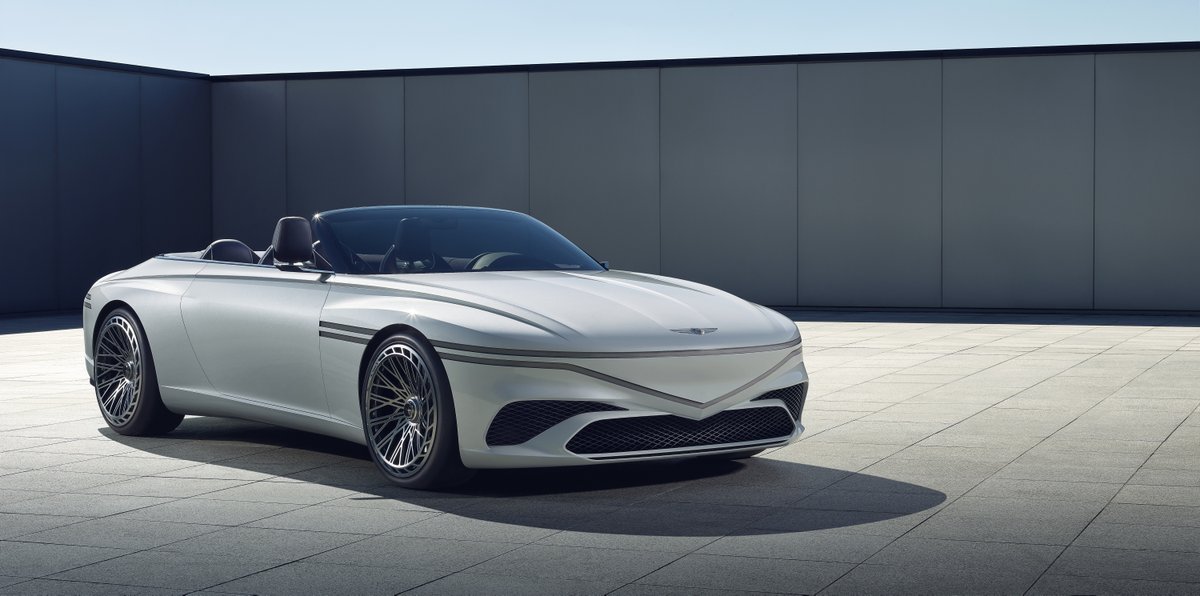 HMGnewsroom's tweet photo. #GenesisXConvertible, offering the visual of pure innovation.

#GENESIS #XConvertible #ConceptCar #EV #ElectricCar #Car #CarDesign #CarPhotography https://t.co/v0AOCVplcM