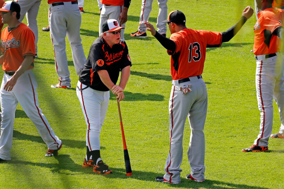 MLB's tweet photo. Buck Showalter has now won 4 Manager of the Year awards, with four different teams, in four different decades. https://t.co/mpSL6xwJ4e