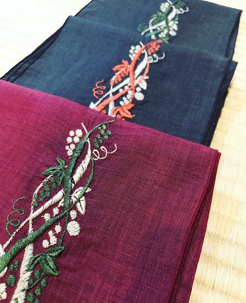 シマエナガ刺繍のデニム半幅帯 シマエナガ刺繍のデニム半幅帯 シマエナガ刺繍のデニム半幅帯