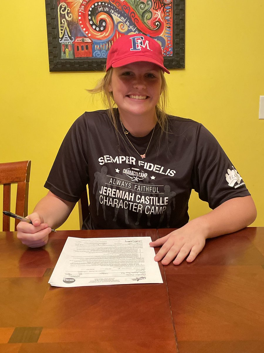 Congrats to Chandler on your signing to Francis Marion🥎