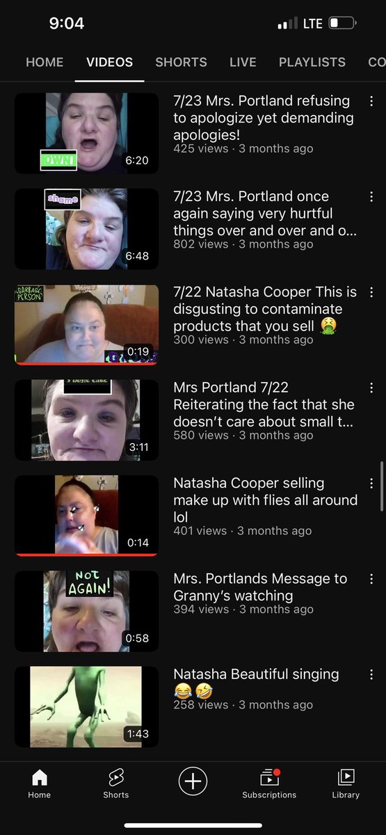 jamiek4283's tweet photo. @TeamYouTube I have reported the channel #Andreamom and have flagged her videos for using content from other channels that have been previously removed for “severe TOS violations”. Why is her channel still up when the content she is using has been terminated https://t.co/1Vx00f8nL7