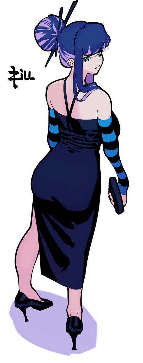 "You fools love eyeballing me."

For obvious purposes. Her eyes squints with pure nonchalance on her visage wondering who thinks she's oblivious of the reason for consistent ogling.
