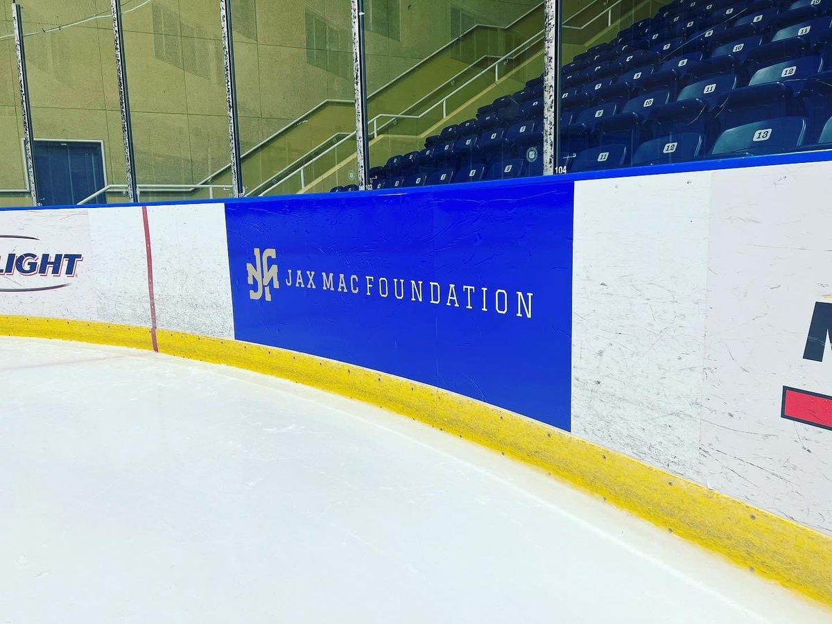 WadeChisholm's tweet photo. New board sign at Keating Centre. Great exposure for JMF grants and scholarships. Big thanks to @mdeyoung10 @StFXAthletics for helping me spread the word on what this amazing foundation is doing. #JaxMac https://t.co/DRlmxxiX4y https://t.co/618AwWs1hG