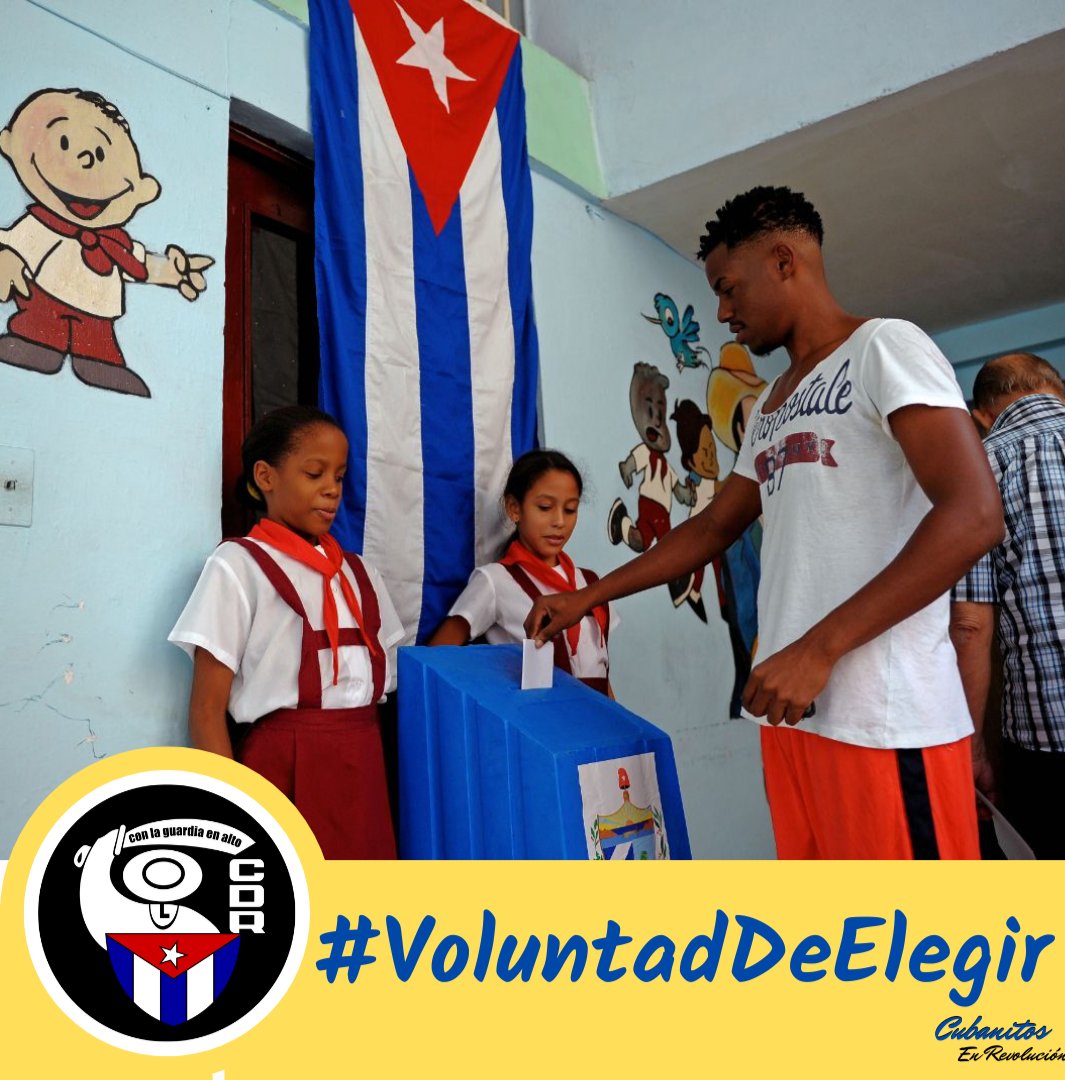 ¡Arriba los que votan el 27! #YoVotoEl27 #VoluntadDeElegir #Cuba #CDRCuba #SomosDelBarrio #SoyCederista