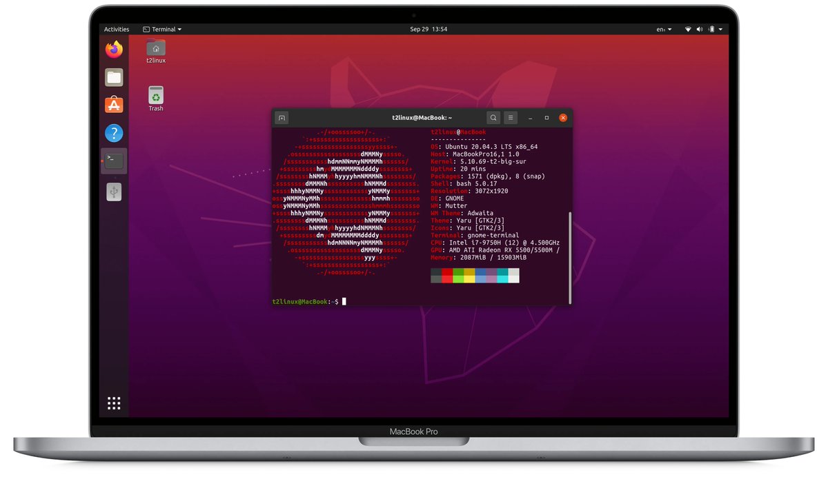 UbuConAsia's tweet image. Have an #Intel #Mac with T2 chips? #t2linux projects enables linux distros including #Ubuntu on your Intel Macs with T2 chips. Meet project maintainers on #UbuconAsia this year and learn how they made it possible. Get a #ticket today to learn more!

2022.ubucon.asia/sessions/t2lin…