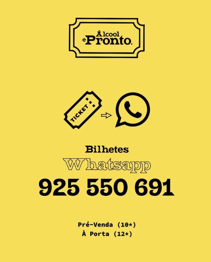 A Mola e a Caos em Dia unem esforços para se fazer ouvir bom rap tuga no Barreiro no próximo dia
26 de Novembro.
No Barreiro, na coletividade SDUB - Os Franceses. 💥

Para comprar bilhete envia mensagem pelo WhatsApp para o 925550691! (Mais info no nosso instagram)