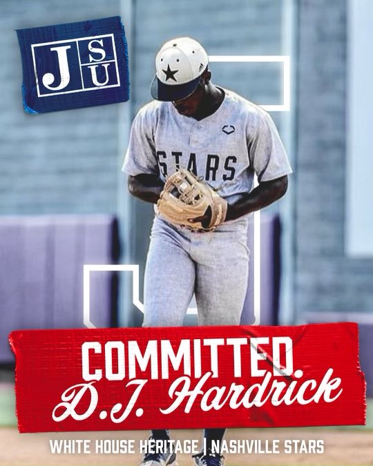 Dj Hardrick (@djhardrick14) on Twitter photo I am excited to say I will be continuing my athletic and academic career at Jackson State University! I want to thank all my coaches for helping me develop and I want to thank my family and friends for supporting me through this journey #JSU <a href="/GoJSUTigersBSB/">Jackson State Baseball</a> <a href="/CoachCrick/">Kevin βCricketβ Whiteside</a> I am excited to say I will be continuing my athletic and academic career at Jackson State University! I want to thank all my coaches for helping me develop and I want to thank my family and friends for supporting me through this journey #JSU <a href="/GoJSUTigersBSB/">Jackson State Baseball</a> <a href="/CoachCrick/">Kevin βCricketβ Whiteside</a>