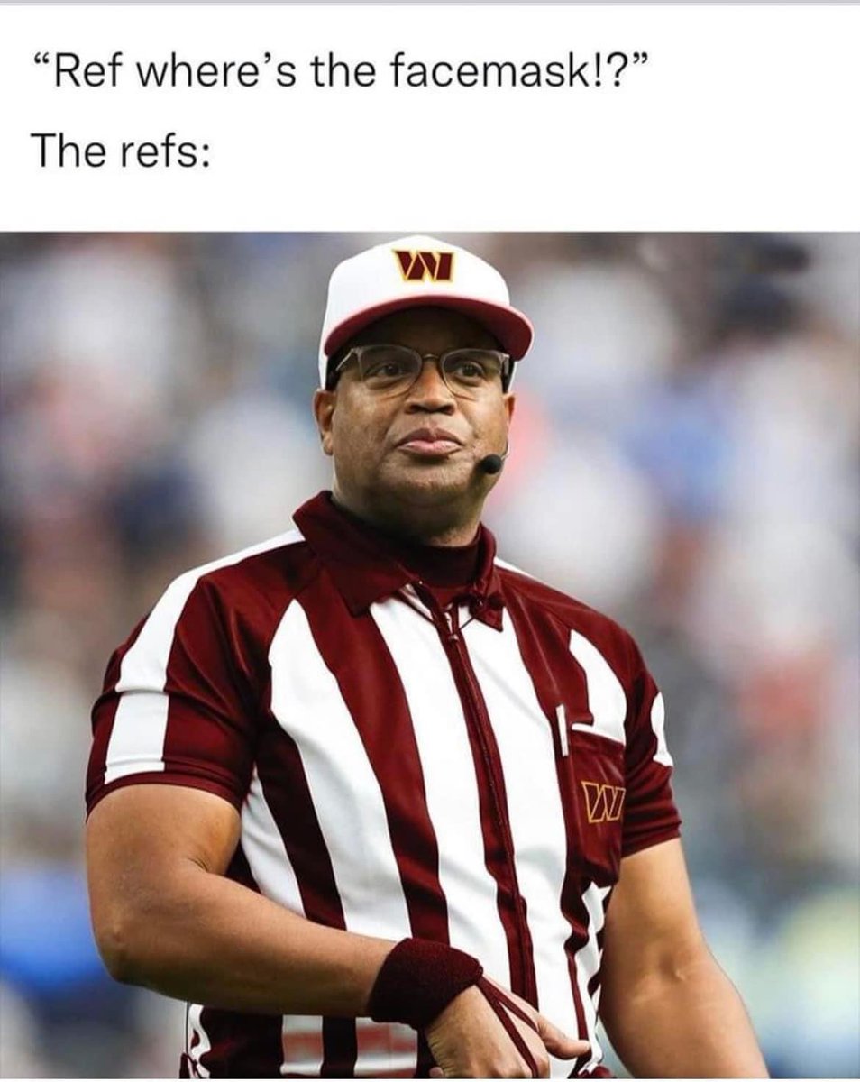 CommandersHUB1's tweet photo. @CommandersCrew #HTTR Hail to the Refs https://t.co/hSswibMwuF