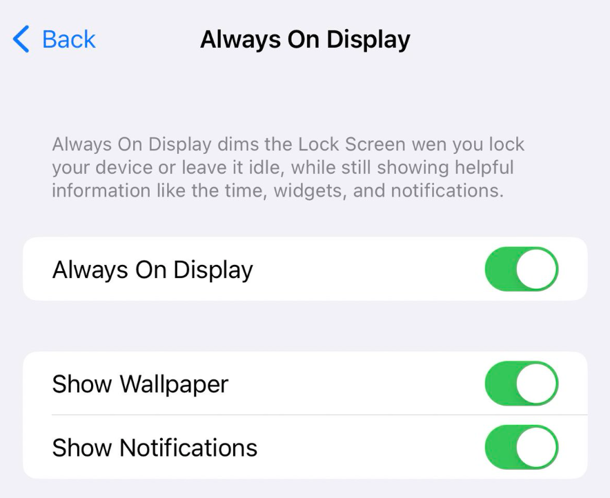 ultfone's tweet image. You can now disable your Wallpaper and/or Notifications from the Always On Display! (iOS 16.2 Beta 3)
#ios1623 #ios16update #wallpaper #notifications