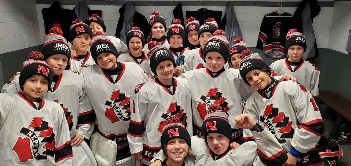 Toques looks great on the U10A Nepean Raiders!  Thanks to <a href="/JrekAutocare/">JREK Autocare</a> Raiders now hold a tidy 11-0-3 record.