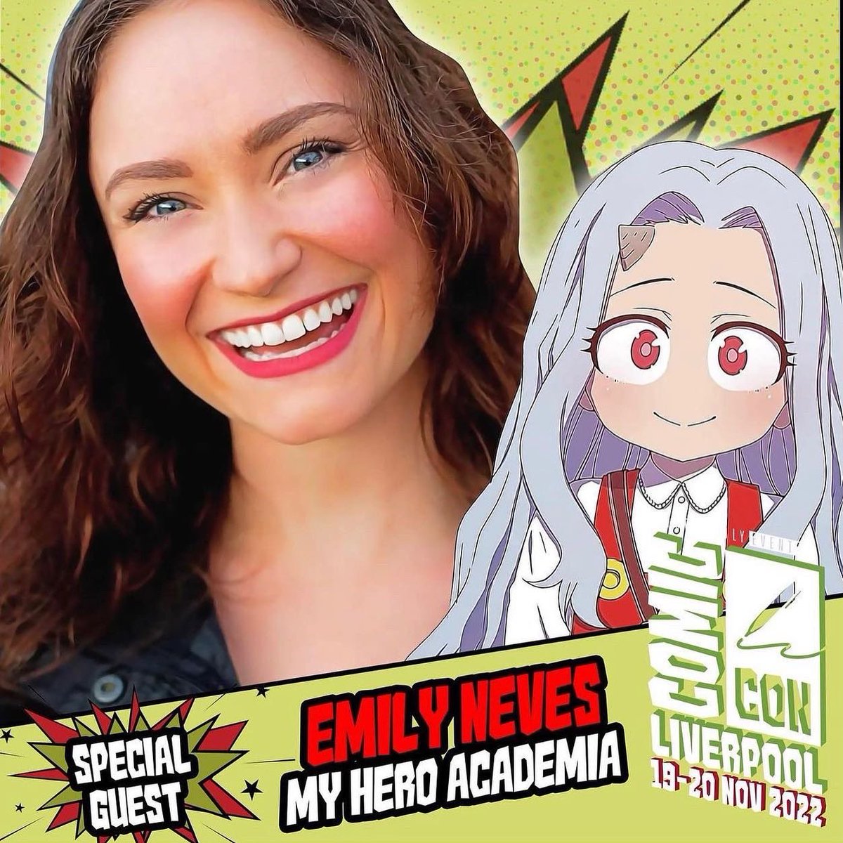 PTAppearances's tweet photo. Heading to @comconliverpool this weekend with @EmilyNeves @AmberLeeConnors @JennyYokobori @DawnMBennettVA #primetimeappearances ๐ฌ๐ง https://t.co/OcG012IDxJ