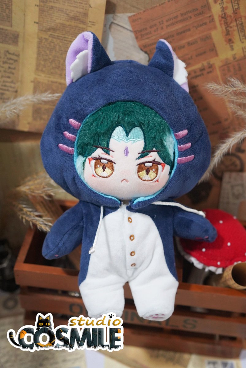 cosmile_studio's tweet photo. Genshin Impact Xiao Cat Ears Yasha Cute Stuffed Plushie 20cm Plush Doll Body Clothes Costume Neko P... https://t.co/r9dvXwX86i 

#Genshin #GenshinImpact #Xiao #plushie #plush #Doll https://t.co/GBS03BbFsS