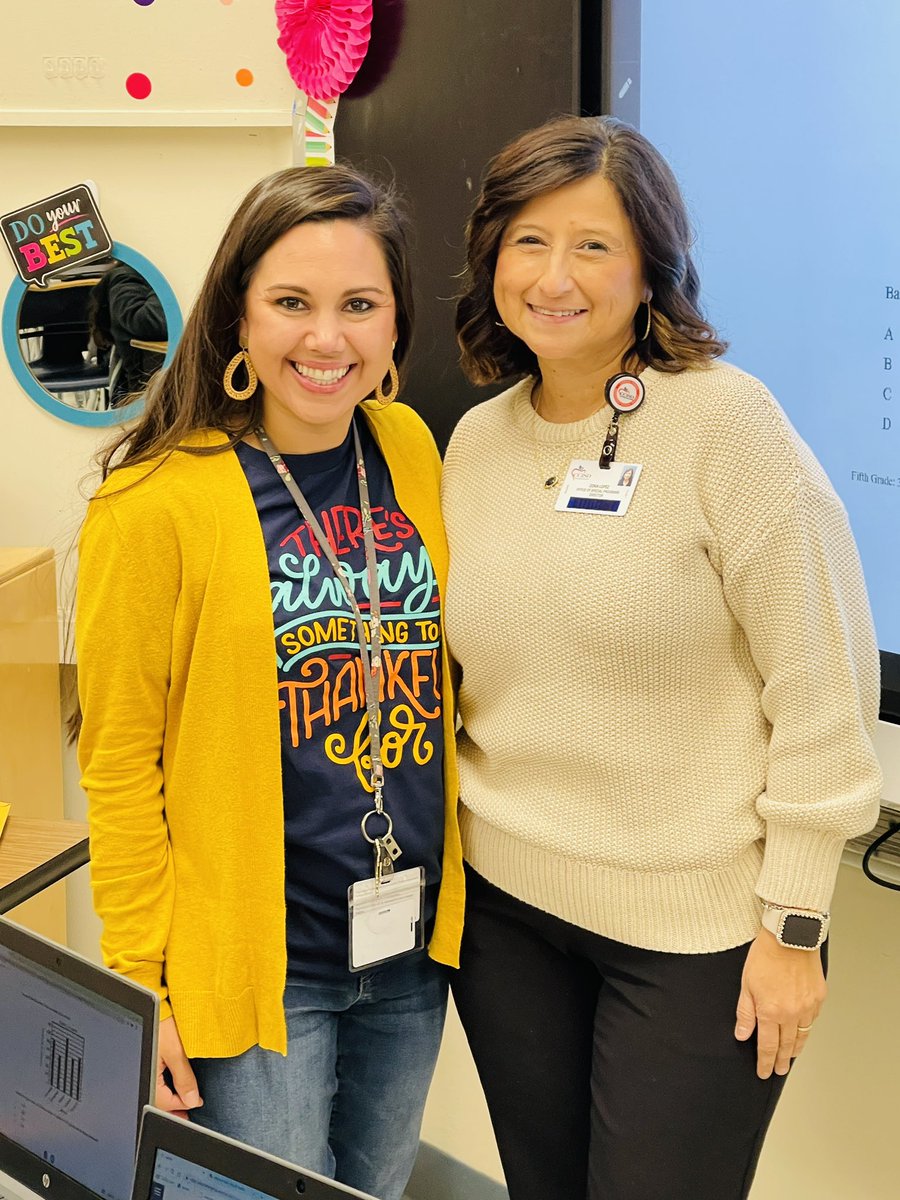 YeagerES's tweet photo. Thank you @ZoniLOPEZ for covering Mrs. Sommerfield’s class while she enjoyed her one hour lunch for having perfect attendance 2nd grading period. #ccisd #TigerPride 💙🧡💙 https://t.co/Czr0ORQr8E