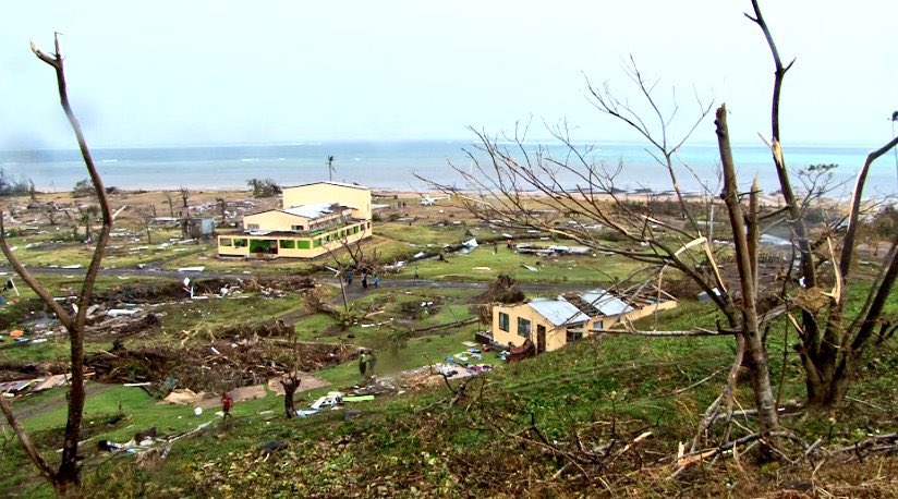 JTuisinu's tweet photo. @komainadravusa I was in Sinuvaca just afew days after #TCWinston & this is what the village looked like. Glad to see the village and people have recovered from the devastation. https://t.co/4Qci3p0Pg8