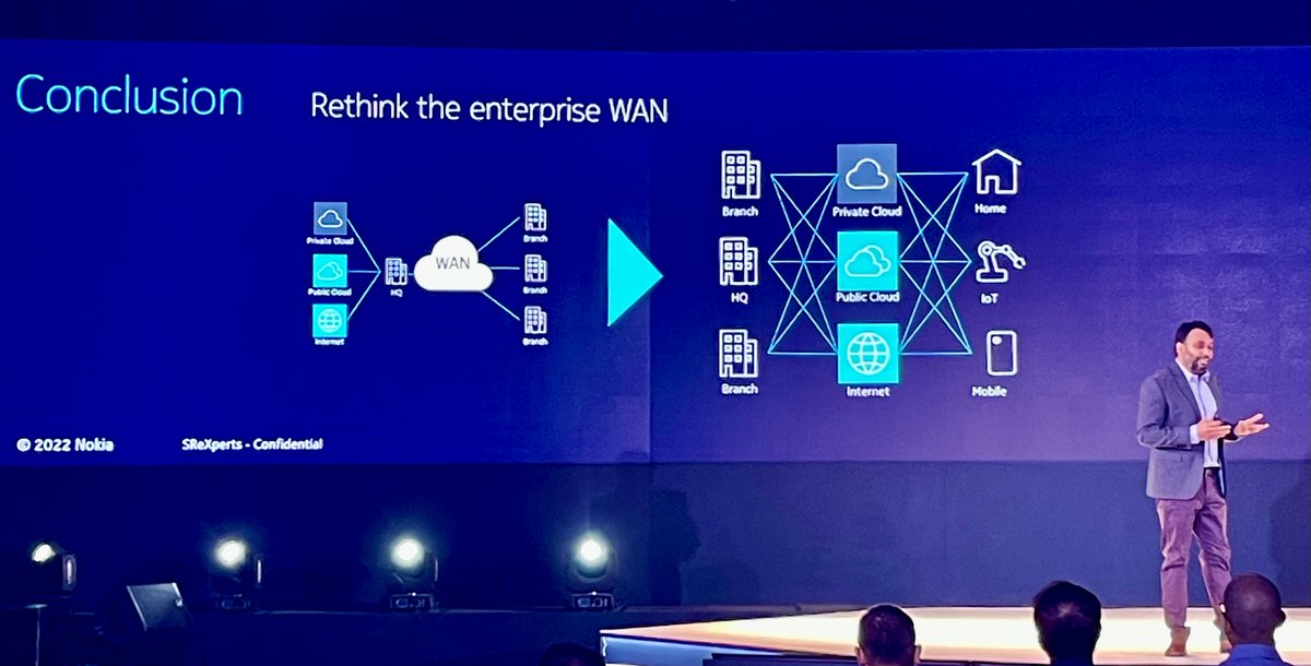 jamesmcinroe's tweet photo. Day 2 of @SReXperts in Kuala Lumper kicks off with @nuagenetworks General Manager @SaurabhSandhir talking to the #SReXperts22 attendees about accelerating enterprise wide area networking services. #SDWAN #SASE https://t.co/qem1RYC13m