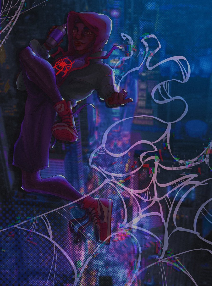 inquisitoriux's tweet image. watched into the spiderverse the other night