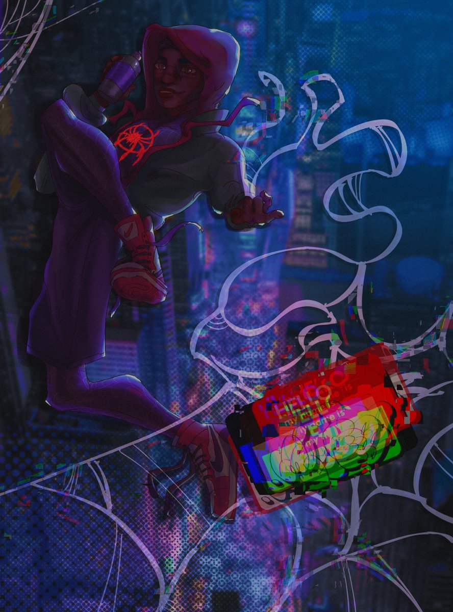 inquisitoriux's tweet image. watched into the spiderverse the other night