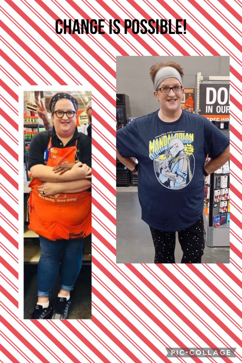 melindawhite73's tweet image. Accountability. Left photo was awhile back. Just a reminder that all the progress I’ve made is for a good reason…I’m blessed and will work hard every day!!!!!! #virtahealth #virta #takingmylifeback