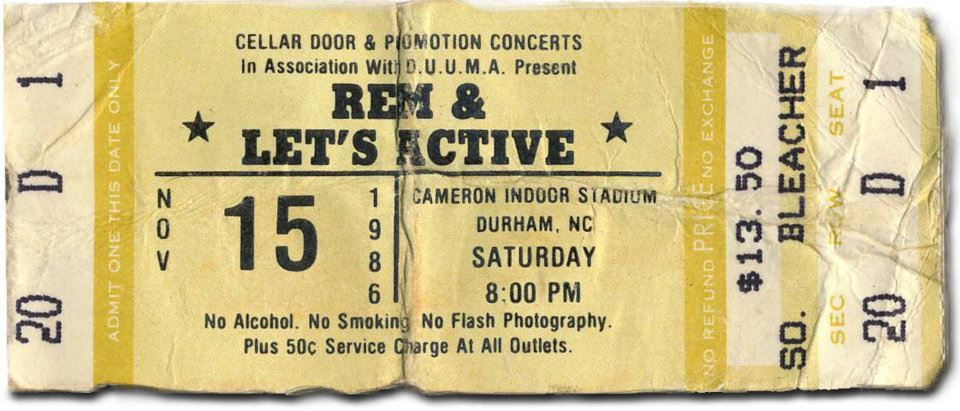 GuitartownTwang's tweet photo. On this day in 1986 I saw @remhq in concert for the first time when the Pageantry tour came to @StadiumIndoor at @DukeU. #LetsActive opened on what just so happened to be #MitchEaster's birthday. Listen to a recording of the show here:
https://t.co/XU5rL6bbvv https://t.co/q76wLlX57n