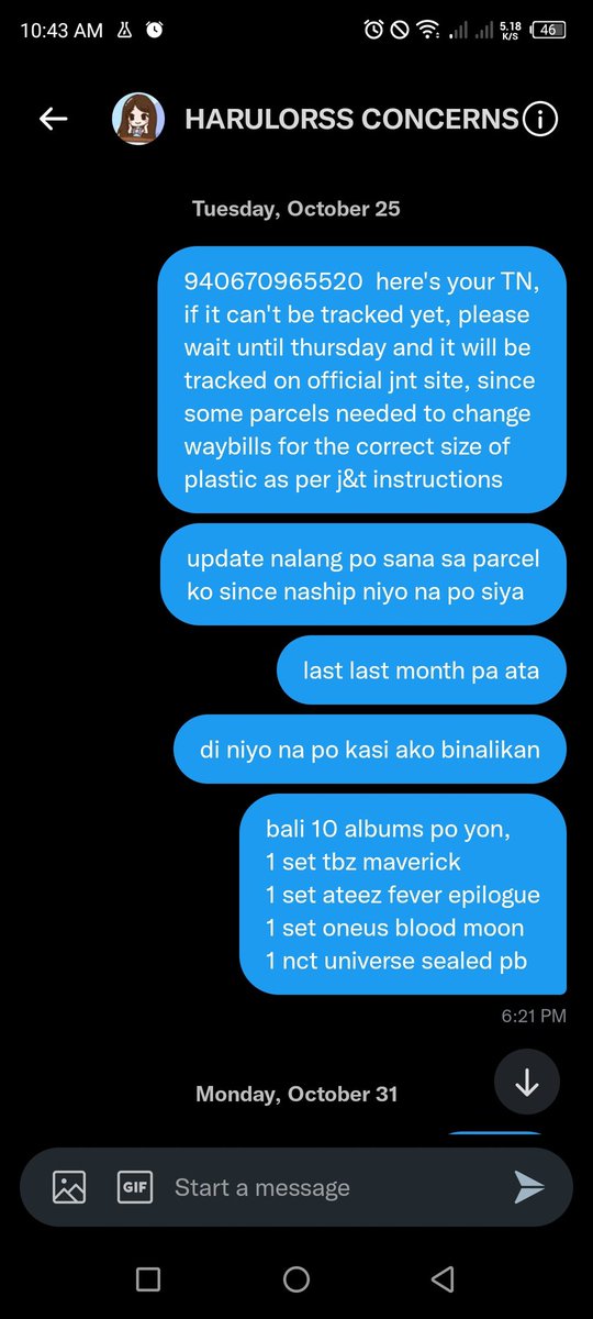 fixtiny_cart's tweet photo. @nini_laude @harulorss @hrlrss_concerns hi, same concern po huhu august pa nung napaship orders ko til now wala paden, and hindi na sila nagrerespond https://t.co/wOndkRYwXi