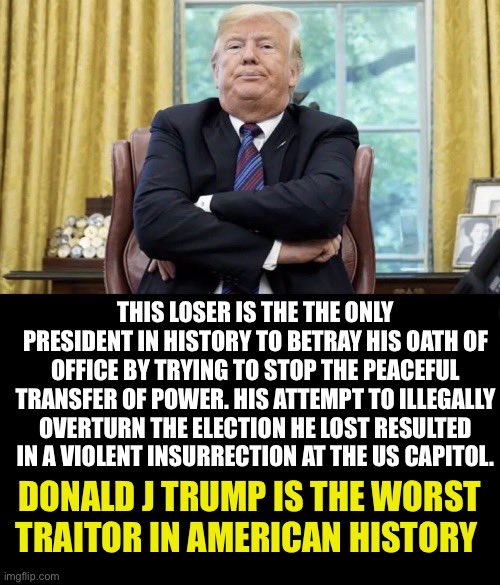 morbidcuriosit9's tweet image. Donald J Trump is the worst traitor in American history. I can’t believe we have to vote against him again. 🤦‍♀️