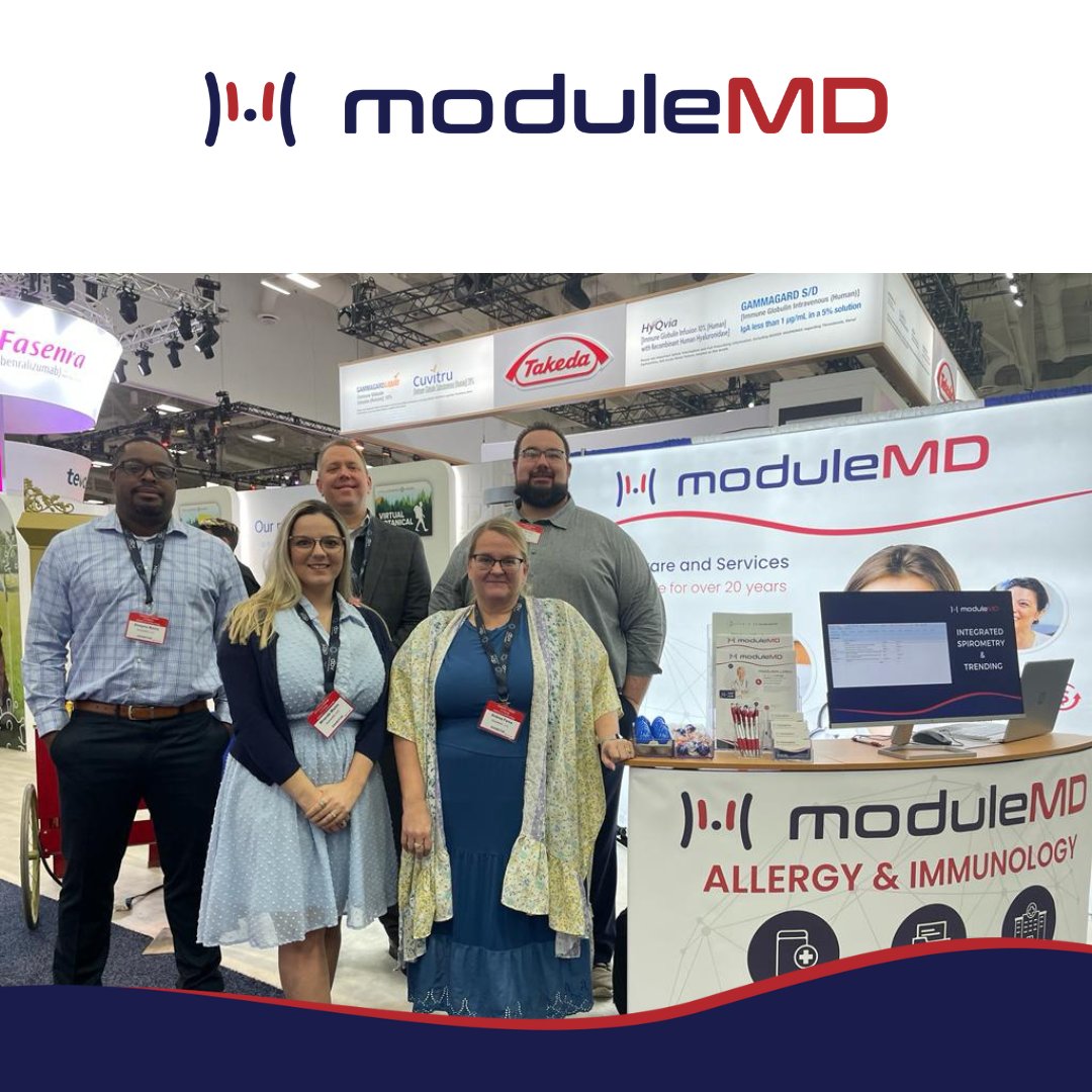 ModuleMD_EHR's tweet image. Our team was thrilled to be in Louisville for the American College of Allergy, Asthma and Immunology( @ACAAI) Annual Scientific Meeting!
#Teamwork #ModuleMD #ToGoodTimes #ACAAI22
hubs.ly/Q01snHZh0