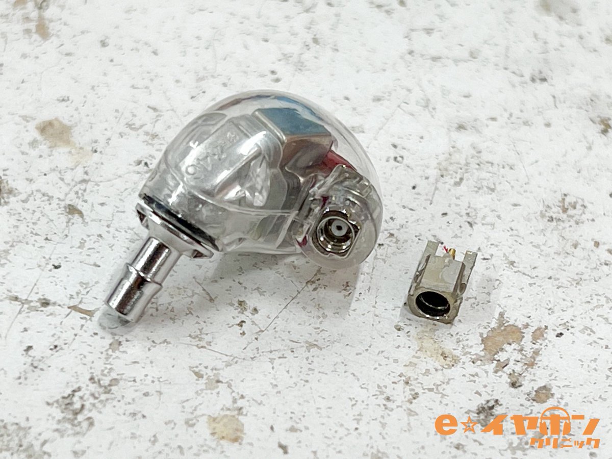 SHURE SE846 本体コネクタ交換修理をおこないました。 SEシリーズの