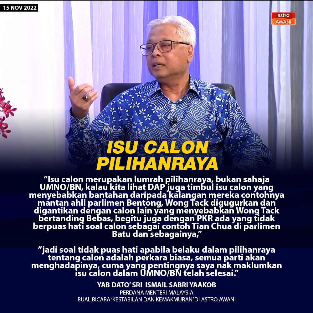 Mana mana parti pun akan hadap masalah yg sama. tapi siapa pun calon kita tetap sokong