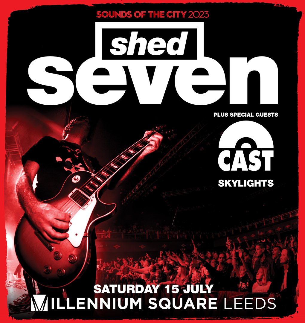This is a HUGE show for us, and we hope the Shed Seven family will make the pilgrimage to Leeds and join us on what’s sure to be a special night. 

ALL tickets are priced £35 and go on sale Friday 18th November at 9am