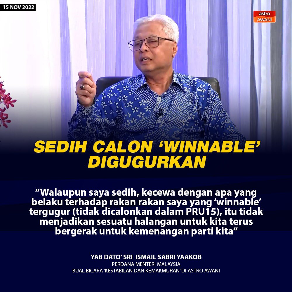BN banyak tampilkan muka baru PRU kali ni. Ini jugak salah satu strategi untuk tarik undi terutama pengundi muda. Apa pun kita harapkan muka muka baru ni akan menang di kawasan masing2