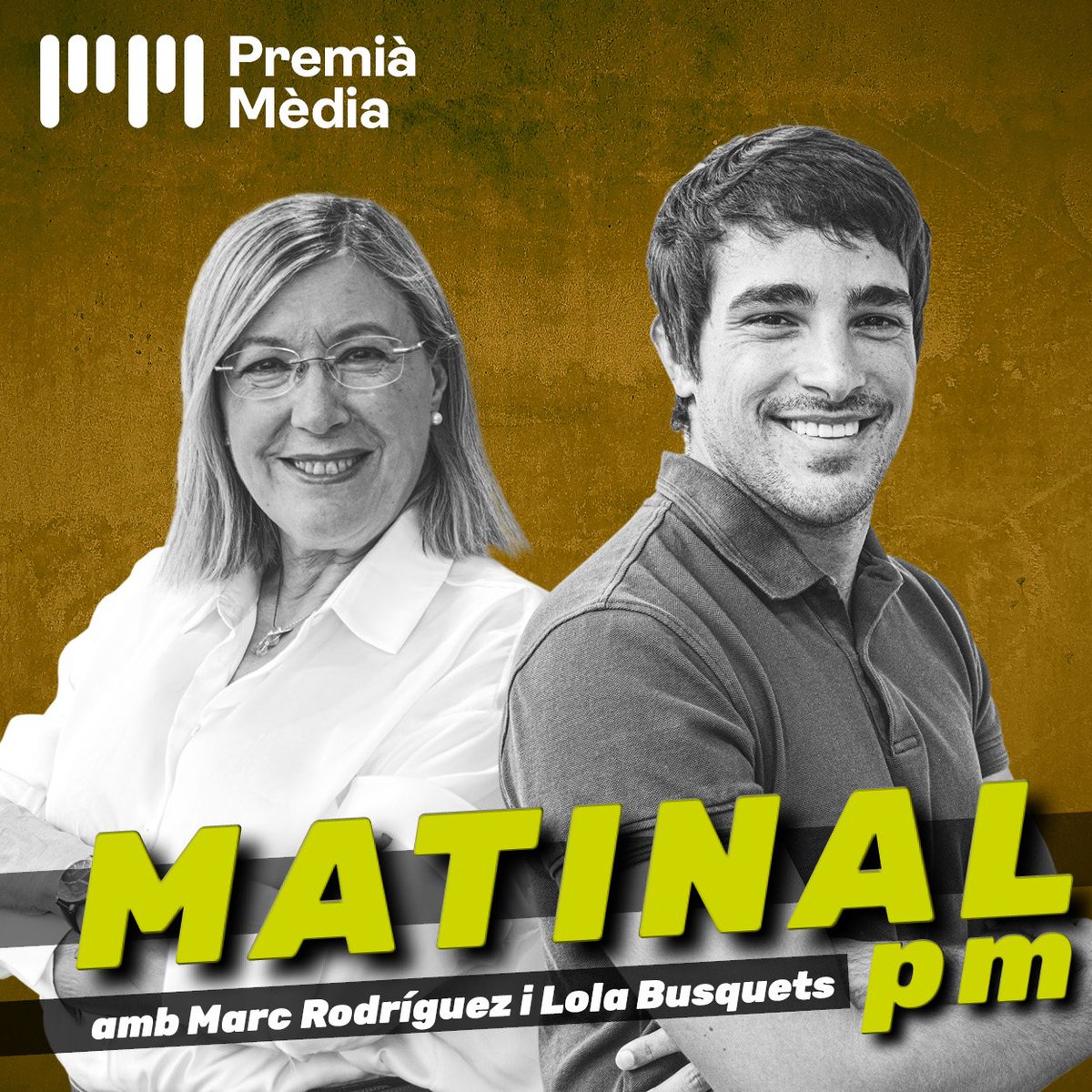 PremiaMedia_'s tweet photo. Avui dimecres a partir de les nou del matí #MatinalPm a #PremiàMèdia amb @MarcRiguez i @lalolafm 
📻95.2FM 
💻https://t.co/R3XtKXhP9v https://t.co/egfHBZausd