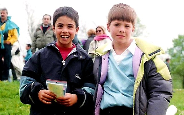 Mikel Arteta and Smith Rowe when they were young⚪🔴