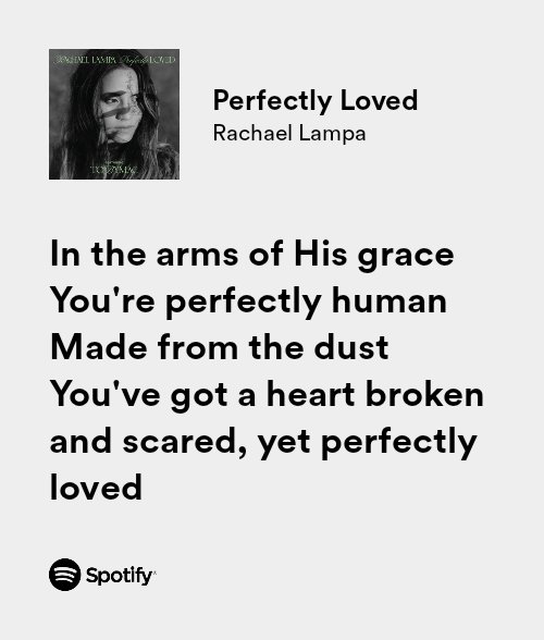 djdaviddash's tweet photo. You are perfectly loved. Every. Single. Moment. And here's a beautiful song to remind you and me of this fact. My new song on loop. @RachaelLampa
@tobymac #PerfectlyLoved #NewSongOnLoop https://t.co/Fz45BFi8Oq https://t.co/b6oBKiK5QE