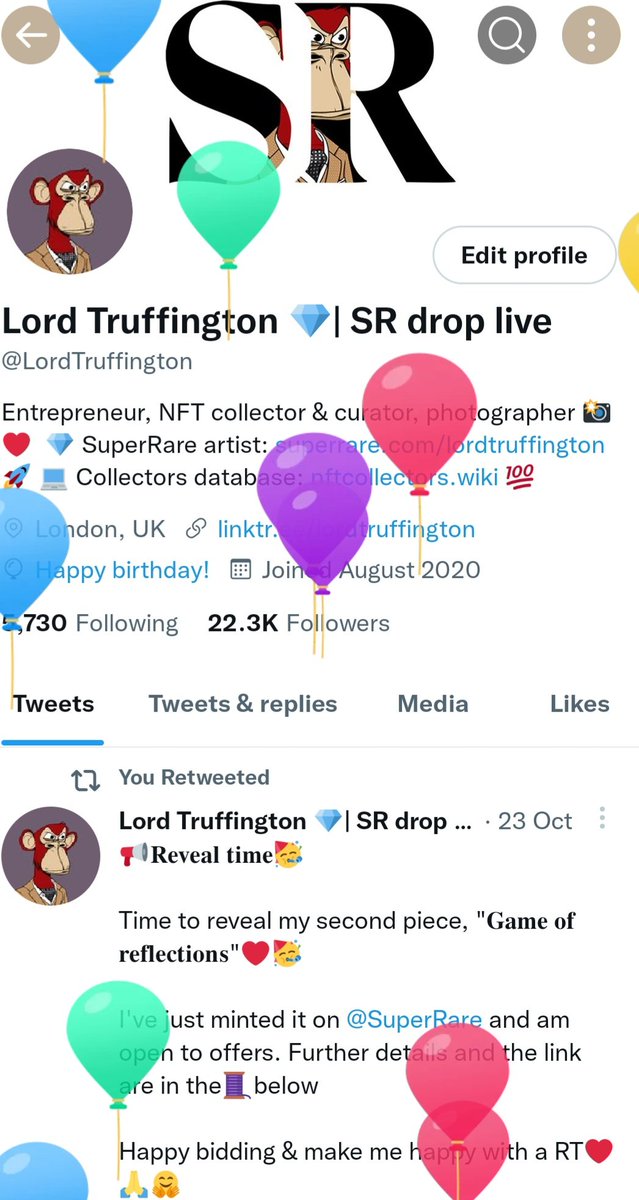 GM frens from Madrid! 🥳

For me today less Twitter and more 🍻🎂🫂🎉🎊❤️