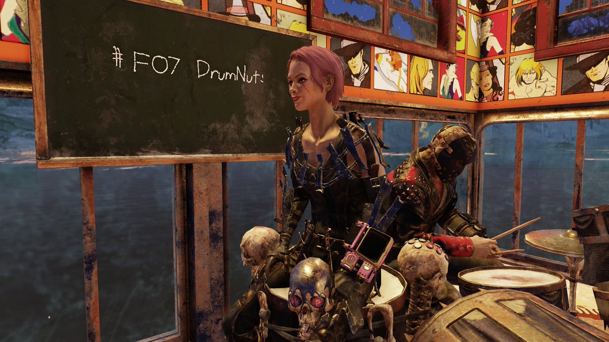 Atomic_Bex's tweet photo. 🥁🥜
@WreckItRenee 
#FO76DrumNuts #Fallout76 #Fallout #FalloutFans #FalloutPhotomode #Xbox #PS5 #PC #VirtualPhotography #Instagaming #Fallout76Photography #GamingScreenshot #IngamePhotos https://t.co/PfP4MkZjNa