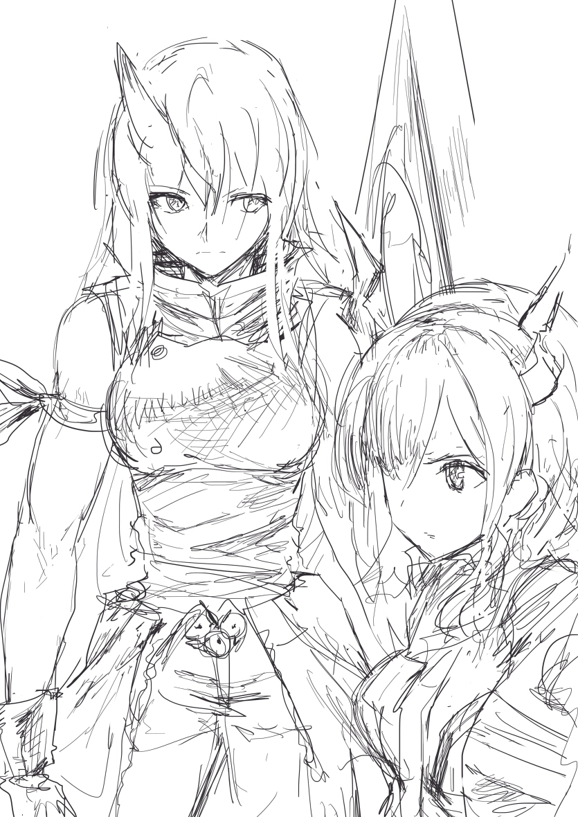 あとジャンル無差別の手慣らし落書き。 