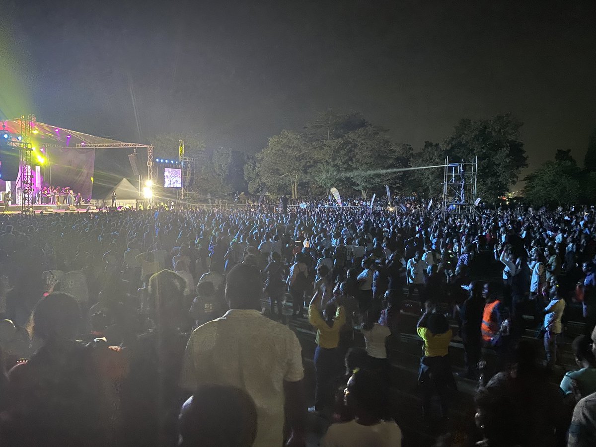 Hermangilds's tweet photo. Last Friday reminded me of how big God is! Two concerts in one place (Lugogo) - Christian show (Ada) at hockey grounds & circular show (Beenie Man) at cricket oval. God glorified himself and showed himself supreme. Numbers don’t lie #GodAboveAllElse #ChildOfGod https://t.co/MJlJ4jFEc6