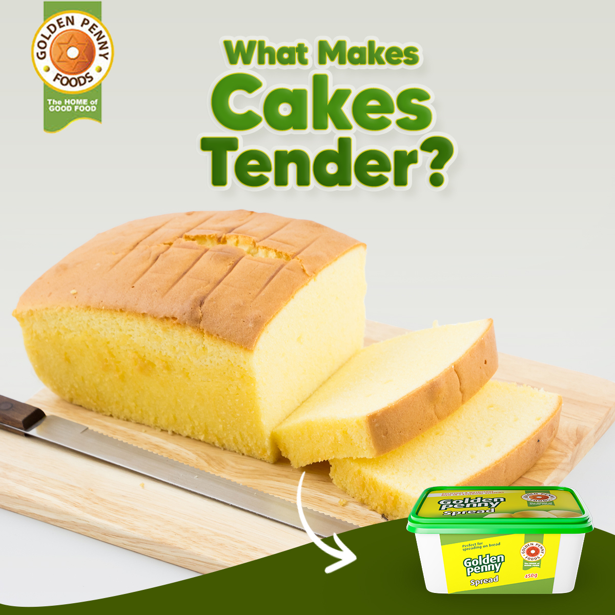 GpennySpreads's tweet photo. Golden Penny Spread is the perfect ingredient to give your cakes the melt-in-your-mouth tenderness that makes them irresistible. 

What’s your favourite cake flavour?

A. Chocolate
B. Vanilla
C. Lemon
D. Other [specify]

#spreadit #goldenpennyspread #breadandspread #butter https://t.co/yBAUuGL9Ou