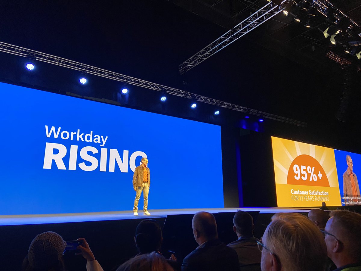 Now that’s a customer satisfaction score to be proud of! #WDAYRising