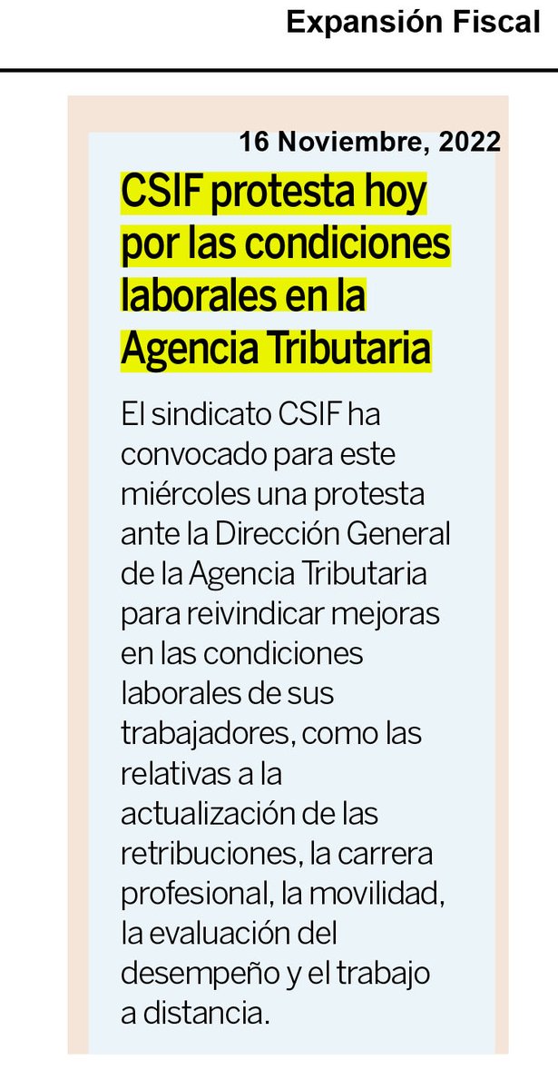 CSIFnacional's tweet image. #CSIF Hoy nos concentramos ante la Dir. Gral. de la #AEAT por la mejora de condiciones laborales. ⌚️13:30h
Este organismo sufre un gran deterioro:
👉Déficit de 5.000 empleados
👉Imposición del trabajo a distancia
👉Sin desarrollo de la carrera profesional
csif.es/contenido/naci…