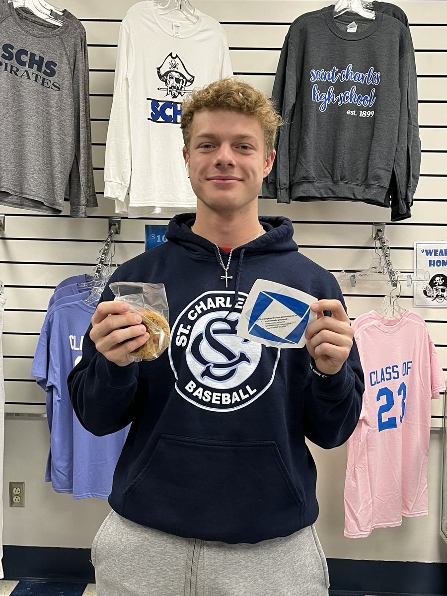 SCpiratedeca's tweet photo. Day 2 winner - Maddox Meier. Congrats on finding the hidden DECA diamond. #DECASpiritWeek https://t.co/iy3CervIag