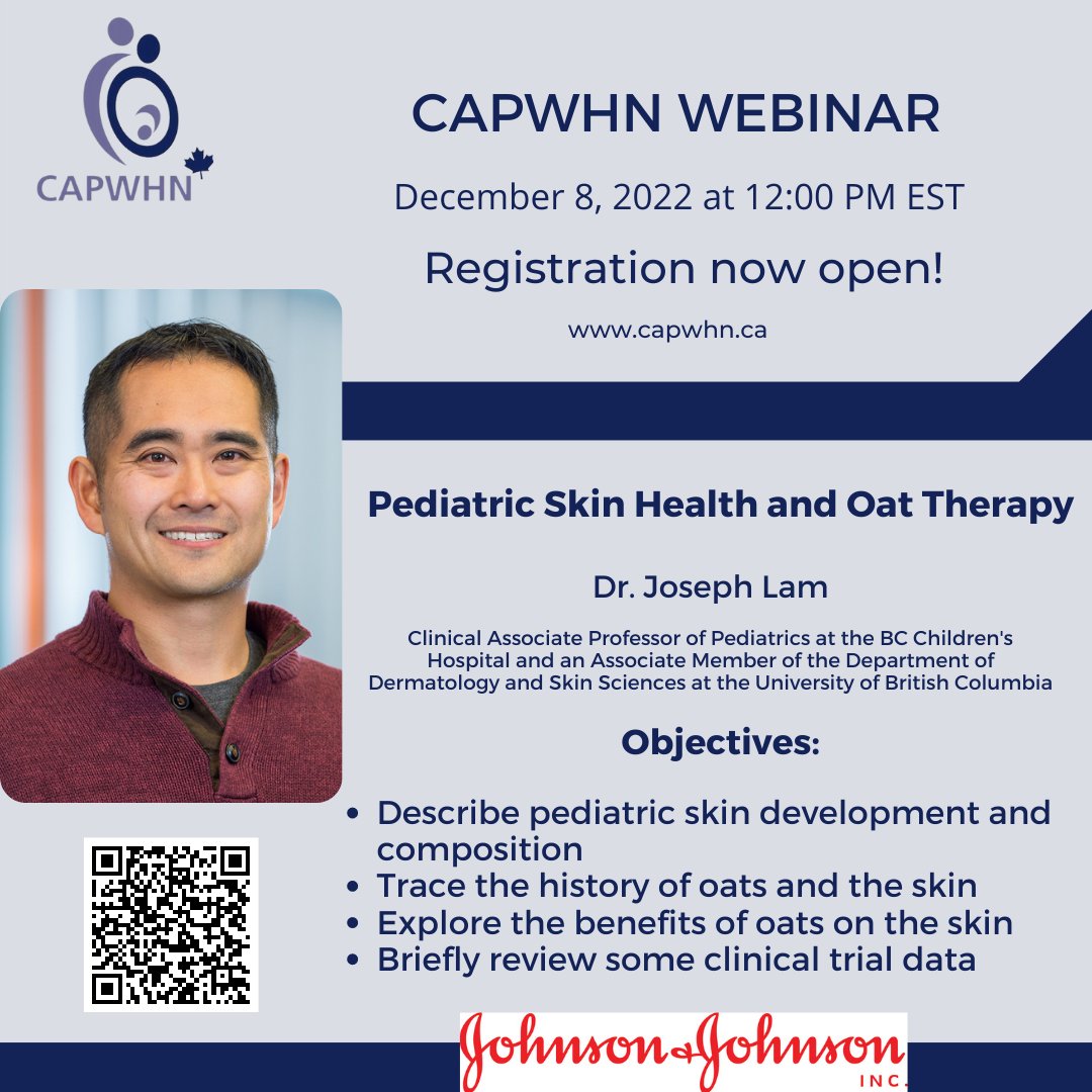 CAPWHN (@capwhn) on Twitter photo Join us for our last webinar of the year! Register on the link below or use the QR code:
us06web.zoom.us/meeting/regist…
#capwhn #perinatalnurses <a href="/JNJNursing/">Johnson & Johnson Nursing</a> Join us for our last webinar of the year! Register on the link below or use the QR code:
us06web.zoom.us/meeting/regist…
#capwhn #perinatalnurses <a href="/JNJNursing/">Johnson & Johnson Nursing</a>