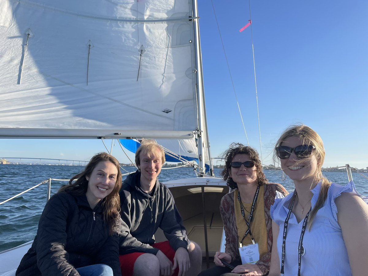 Sailing through SfN 2022 with my compadres in San Diego