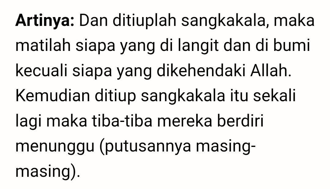 Wolf_Grey_White's tweet photo. @fotodakwah Langit adalah mahluk tertinggi yg bisa dikenal manusia itupun ngga pernah bisa dilewati, cukup tau dan dibatasi itu aja, padahal Allah berada lebih tinggi lagi dari itu.
Karena pada akhirnya semua akan Allah binasakan termasuk langit dan bumi
Wallahu A'lam https://t.co/h8d3Jf3jkn