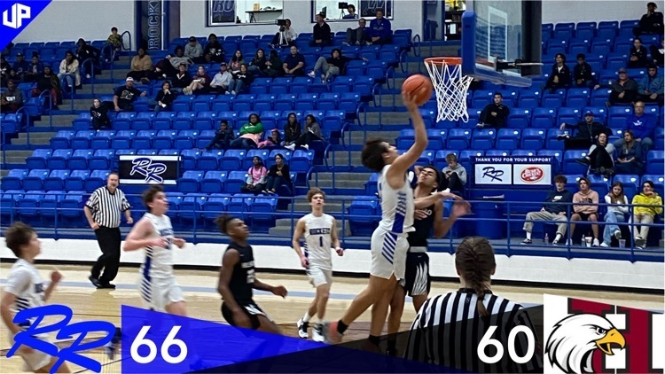 Varsity Boys Basketball completes the sweep over the Hillsboro Eagles and gets the 5th win of the night! They win 66-60! Perseverance paid off guys! #RobinsonISD #RNQ