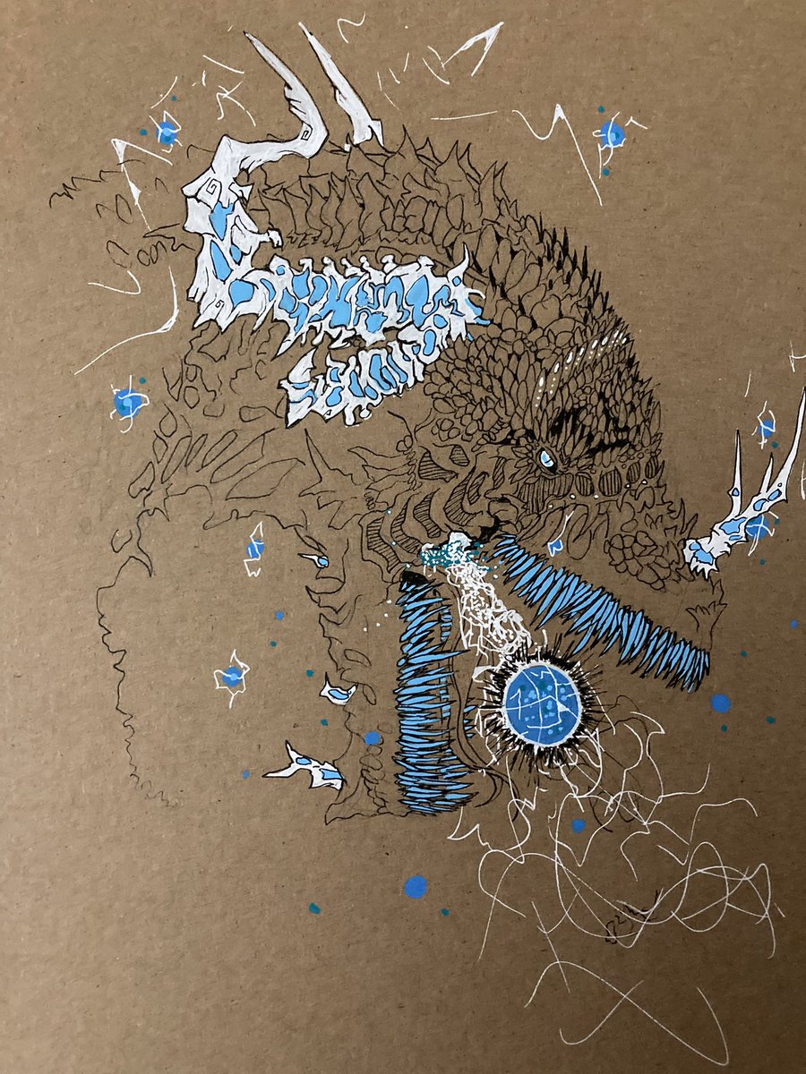 _Bellwrath_'s tweet photo. Cleaning out my closet to help organize my drawing spot, found a drawing I did in 2017 (character stole a fish 😂) vs the drawing I did the other week #artistprogress #drawing #sketchbook #opencommissions https://t.co/CDxPuXGcDF