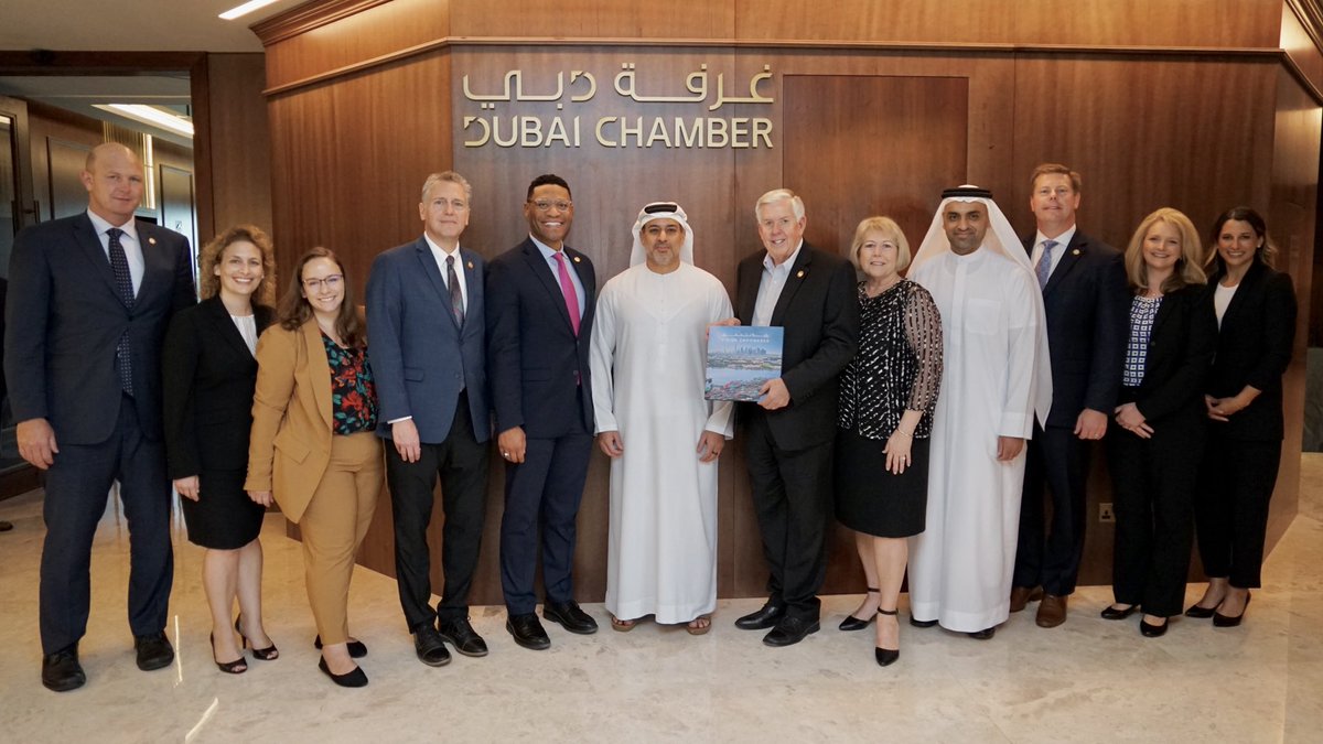 Our first meeting in United Arab Emirates (the UAE) was with the Dubai Chamber of Commerce to discuss bilateral business development with the Dubai Chamber.