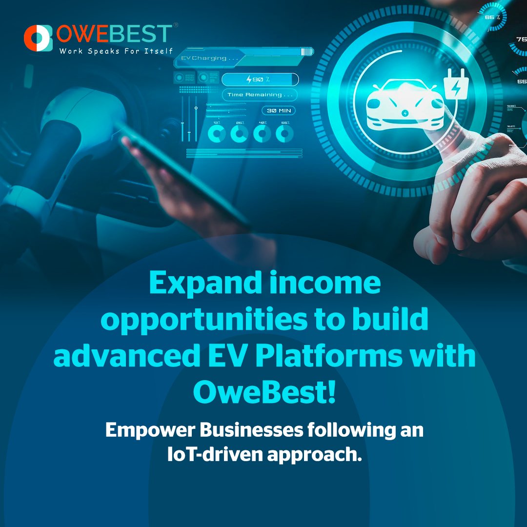 OweBest's tweet photo. Expand Income Opportunities to Build an advanced EV Platform with Owebest Technologies https://t.co/l4uasFuCAE

To More Information Click Here ➤
https://t.co/GIHlgW4WQb

Get free assistance at ➤ +91 9116599981

#owebest #EVTechnology #IoT #iottechnology #iotsolutions https://t.co/O2paBB0LEQ